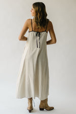 The Bradish Maxi Tank Dress in Natural