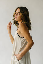 The Bradish Maxi Tank Dress in Natural