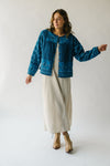 The Roosa Patterned Jacket in Blue Multi