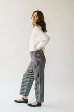 The Dennison Striped Pants in Black