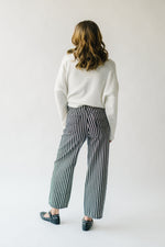 The Dennison Striped Pants in Black