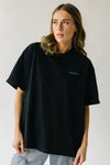 The Enjoy the Now Graphic Tee in Black