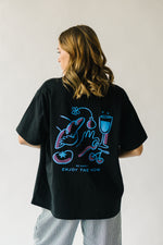 The Enjoy the Now Graphic Tee in Black