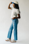 The Anderton Wide Leg Jean in Medium Blue