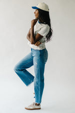 The Anderton Wide Leg Jean in Medium Blue