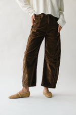 The Kerzman Relaxed Corduroy Pant in Brown