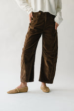 The Kerzman Relaxed Corduroy Pant in Brown