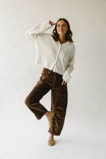 The Kerzman Relaxed Corduroy Pant in Brown