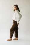 The Kerzman Relaxed Corduroy Pant in Brown