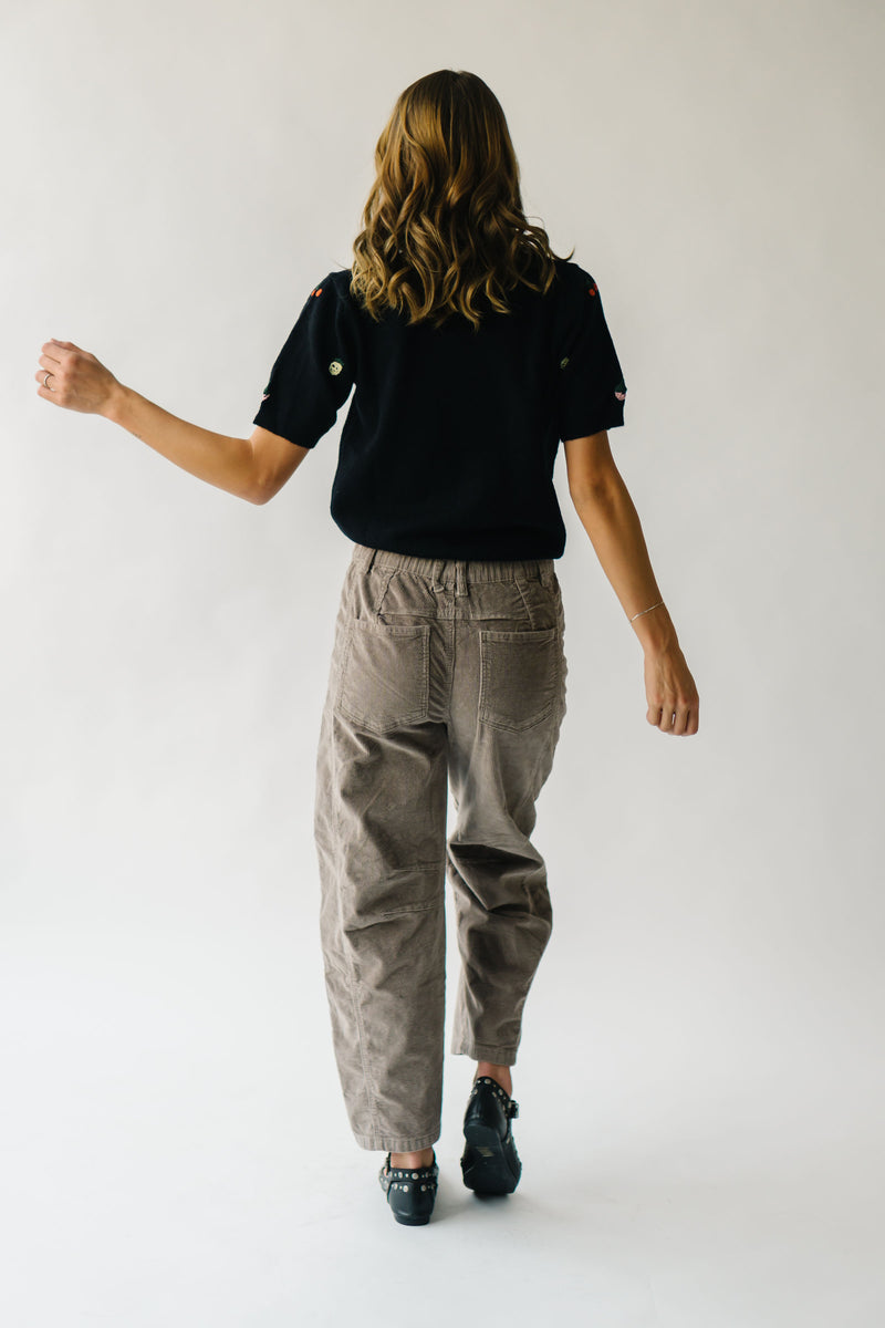 The Kerzman Relaxed Corduroy Pant in Taupe