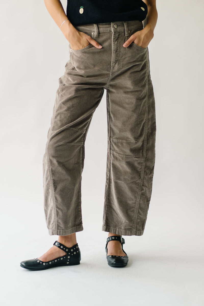 The Kerzman Relaxed Corduroy Pant in Taupe