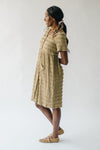 The Boice Button Front Dress in Olive