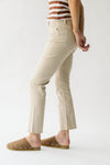 The Higbee High Rise Straight Jean in Light Desert