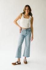 The Crosby Wide Leg Jean in Electric Blue