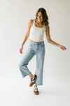 The Crosby Wide Leg Jean in Electric Blue