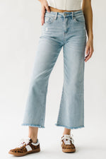 The Crosby Wide Leg Jean in Electric Blue