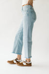 The Crosby Wide Leg Jean in Electric Blue