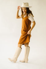 The Topeka Knit Tank Dress in Brown