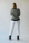 The Bradshaw Checkered Sweater in Black