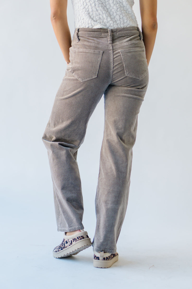 The Ragaller High Rise Wide Leg Jean in Light Grey