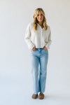 The Haslum High Rise Wide Leg Jean in Ciel Blue