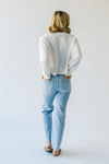 The Haslum High Rise Wide Leg Jean in Ciel Blue