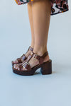 The Minkove Sandal in Brown