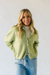 The Riggs Button-Down Sweater in Lemongrass