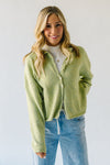 The Riggs Button-Down Sweater in Lemongrass