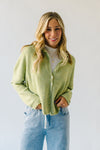 The Riggs Button-Down Sweater in Lemongrass