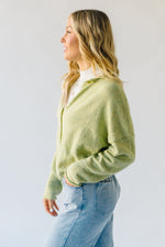 The Riggs Button-Down Sweater in Lemongrass