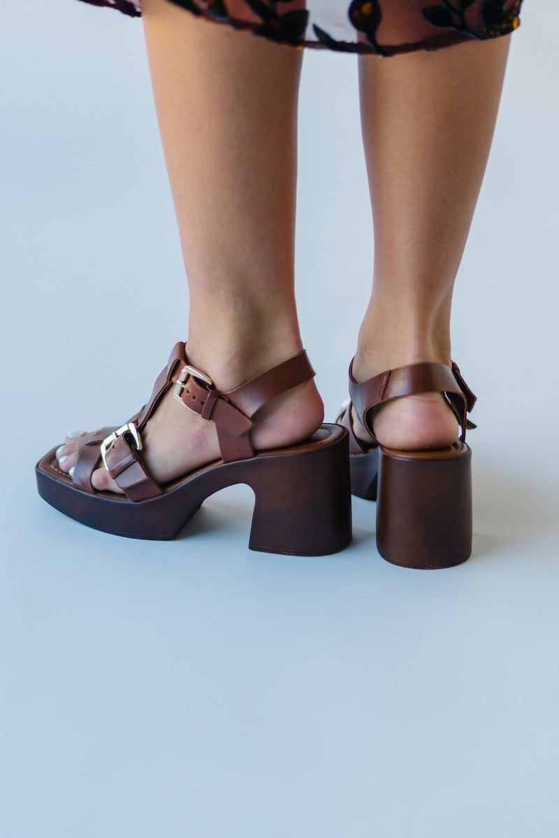 The Minkove Sandal in Brown