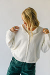 The Riggs Button-Down Sweater in White