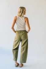 The Wolford Barrel Pant in Olive