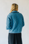 The Sardo Collared Denim Jacket in Medium Blue