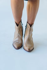 Free People: New Frontier Western Boot in Distressed Tan