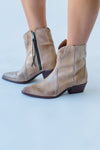 Free People: New Frontier Western Boot in Distressed Tan