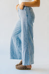 The Towslee Wide Leg Denim Jean in Light Blue