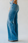 The Minami High Rise Skater Jean in Medium Blue