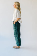 The Kerzman Relaxed Corduroy Pant in Dark Green