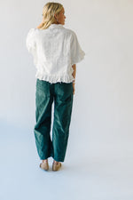 The Kerzman Relaxed Corduroy Pant in Dark Green