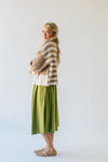 The Simonian Color Block Sweater in Mocha