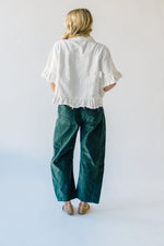 The Kerzman Relaxed Corduroy Pant in Dark Green