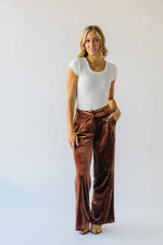 The Praught Pleated Front Trouser in Dark Brown