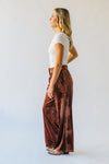 The Praught Pleated Front Trouser in Dark Brown