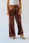 The Praught Pleated Front Trouser in Dark Brown