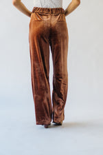 The Praught Pleated Front Trouser in Dark Brown