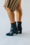 Free People: Wisteria Ankle Boot in Black Leather