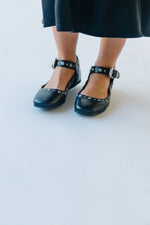 Free People: Mystic Mary Jane Flat in Black