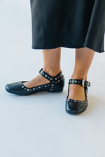 Free People: Mystic Mary Jane Flat in Black